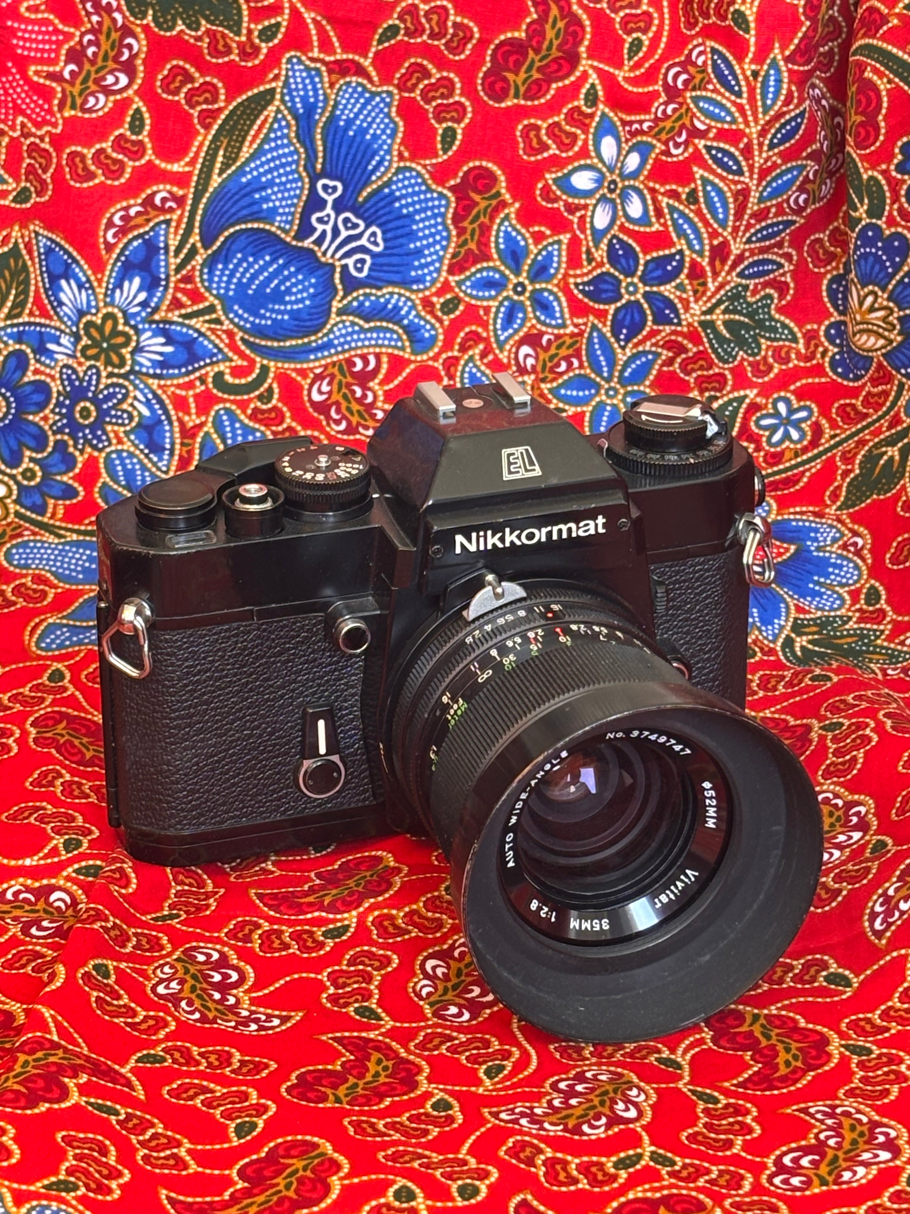 Nikon Nikkormat EL + 35mm f/2.8 - Noir